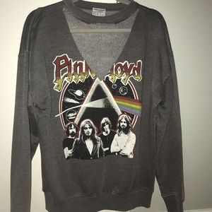 Pink floyd choker pullover